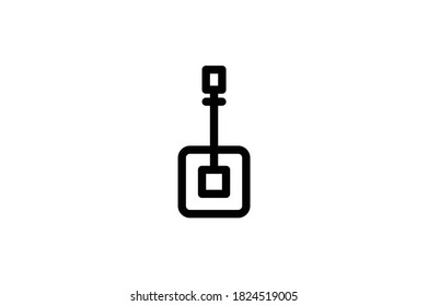 Music Instrument Icon - Traditional Guitar