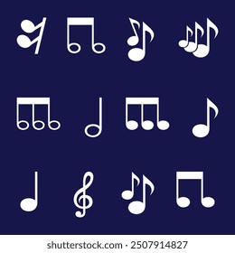 music, instrument, icon, vector, concert, graphic, notes, logo, band, festival, trumpet, retro, background, design, isolated, illustration, party, white, education, sign, guitar, set, piano, 