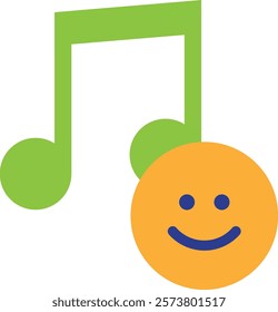 Music Instrument Play Icon Vector Flat Illustration