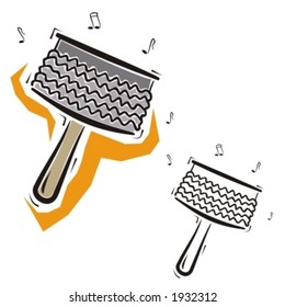 Music Instrument Series. Vector illustration of a percussion instrument.