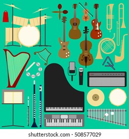 music instrument set