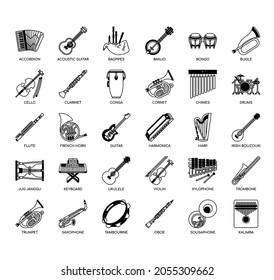 Music Instrument , Thin Line and Pixel Perfect Icons