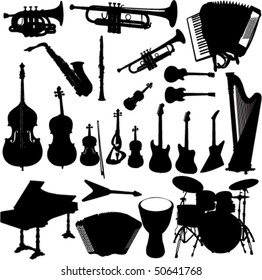 music instrument vector