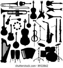 music instrument vector