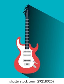 Music instruments design, vector illustration eps 10.