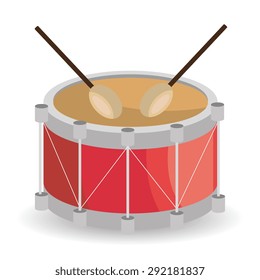 Music instruments design, vector illustration eps 10.