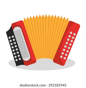 Music instruments design, vector illustration eps 10.