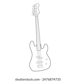 Music instruments doodles design images
