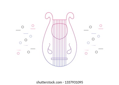 Music instruments Icon - vector