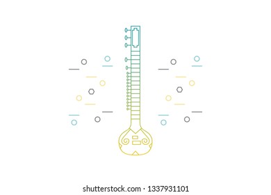 Music instruments Icon - vector