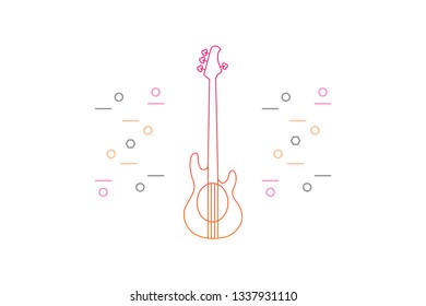 Music instruments Icon - vector