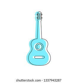 Music instruments Icon - vector