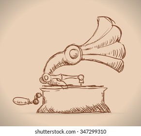 Music instruments and notes graphic design, vector illustration eps10