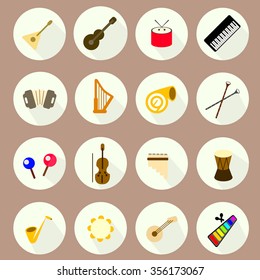 Music instruments pictogram