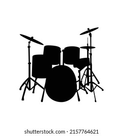 Music instruments silhouette . Music symbol vector