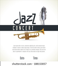 Music jazz background