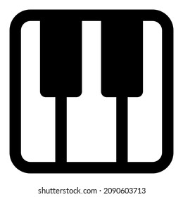 Music keyboard layout with multiple sound effects