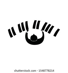 music keyboard player simple illustration clip art vector