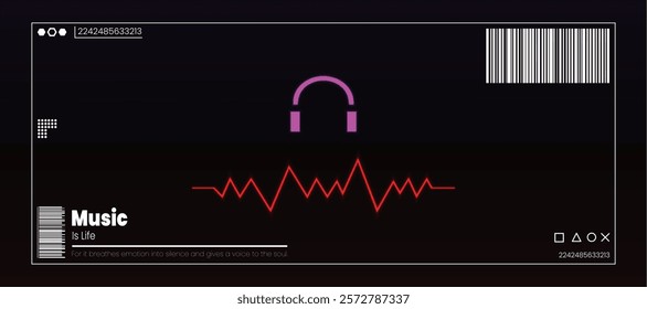 Music is Life Design for Your Background