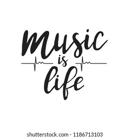 Music Life Vector Hand Drawn Illustration Stock Vector (Royalty Free ...