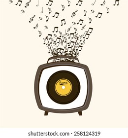 music lifestyle design, vector illustration eps10 graphic 