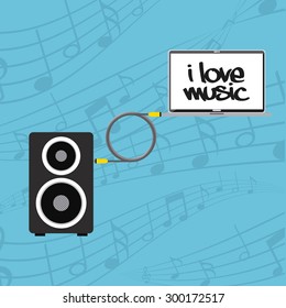 music lifestyle design, vector illustration eps10 graphic 