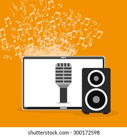 music lifestyle design, vector illustration eps10 graphic 
