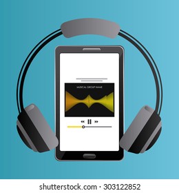 music lifestyle design, vector illustration eps10 graphic 