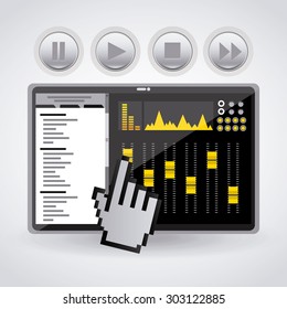 music lifestyle design, vector illustration eps10 graphic 