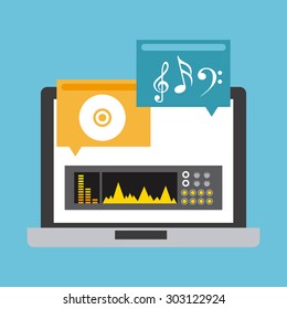 music lifestyle design, vector illustration eps10 graphic 