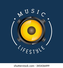 music lifestyle design, vector illustration eps10 graphic 