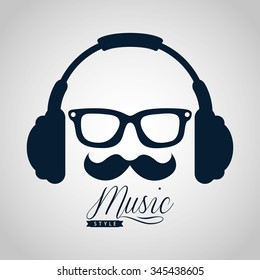 music lifestyle design, vector illustration eps10 graphic 