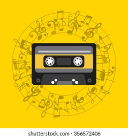 music lifestyle design, vector illustration eps10 graphic 