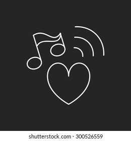 music line icon