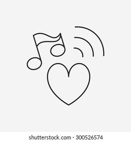 music line icon