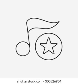 music line icon