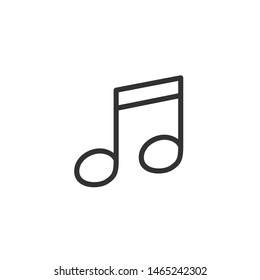 Music  - Line Vector Icon