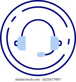 Línea de música Vector Icon Design