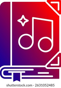 Music Line vector Icon Design