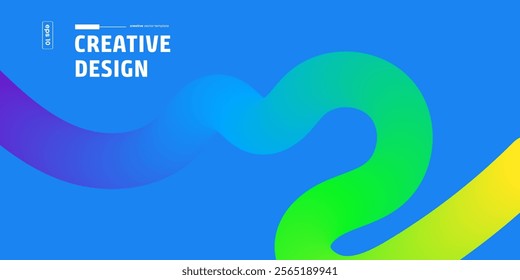 music lines Celebration "Abstract Background" with Color Lines. Swirl Elements with Gradients. wave fun bg