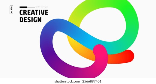 music lines Celebration "Abstract Background" with Color Lines. Swirl Elements with Gradients. wave fun bg