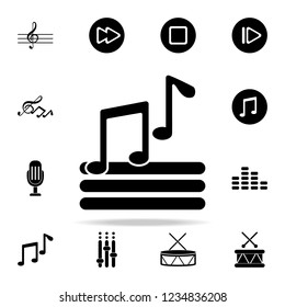 music list icon. Music icons universal set for web and mobile