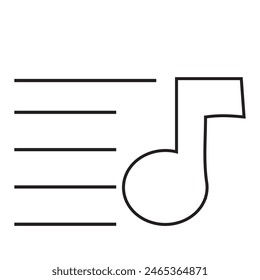 music list icon vector design. playlist icon vector design