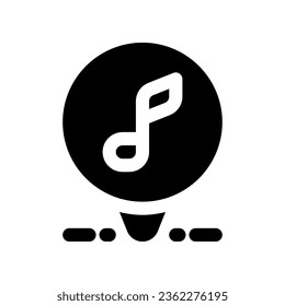 music location icon. vector icon for your website, mobile, presentation, and logo design.