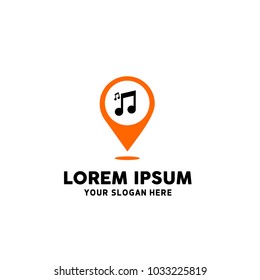Music Location Logo Template