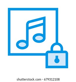 Music Lock Icon