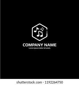 Music logo concept