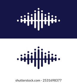 Design des Musik-Logos, Vektorgrafik