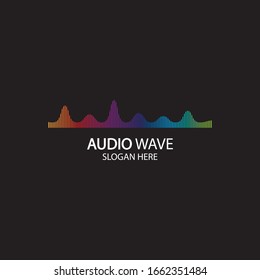 Music Logo concept sound wave, Audio Technology, Abstract Shape