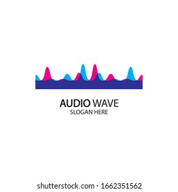 Music Logo concept sound wave, Audio Technology, Abstract Shape